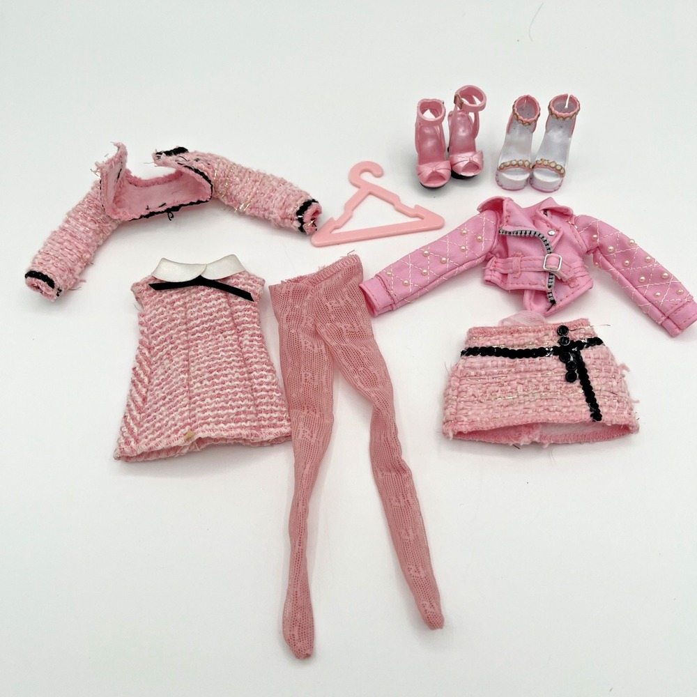 Rainbow High Bella Parker Series 2 Replacement Outfit Shoes Accessories Lot Pink